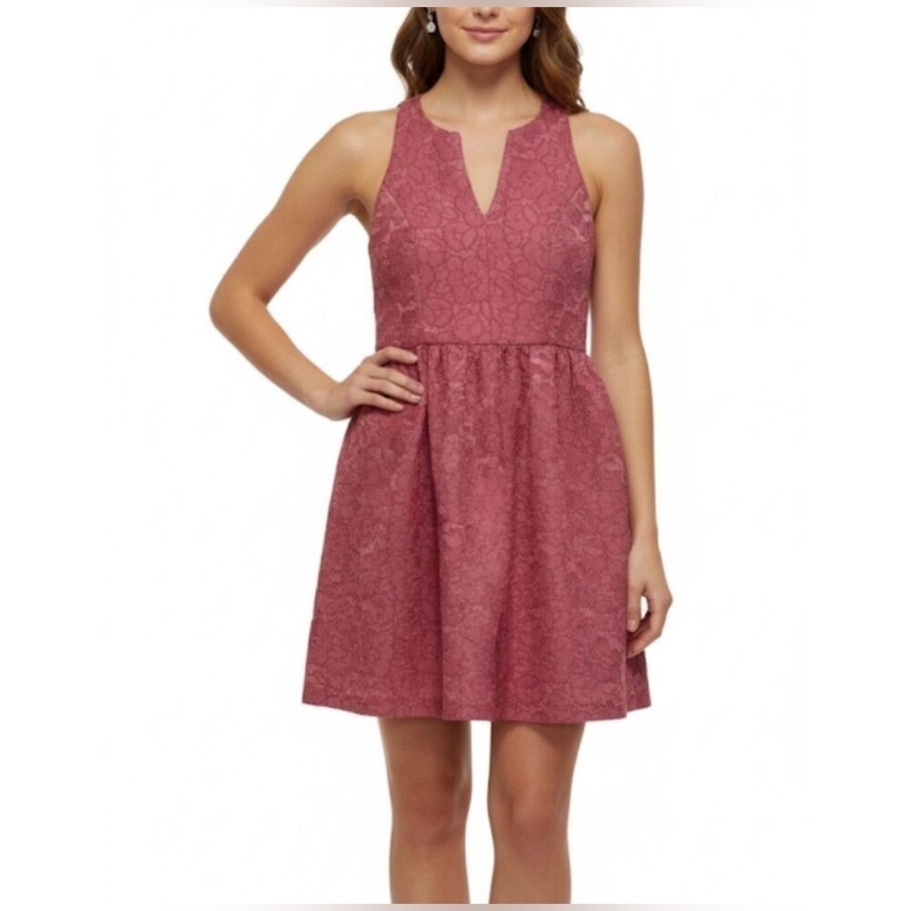 4 Collective Anthropologie 4C Dress Lace Fit & Flare Sleeveless Women's Size 8